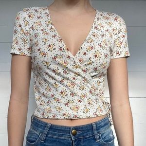 Floral tee shirt